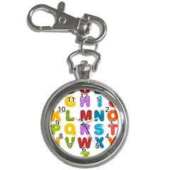 Vectors Alphabet Eyes Letters Funny Key Chain Watches by Sapixe