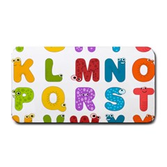 Vectors Alphabet Eyes Letters Funny Medium Bar Mats by Sapixe