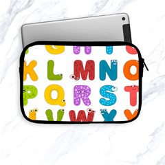 Vectors Alphabet Eyes Letters Funny Apple Ipad Mini Zipper Cases by Sapixe