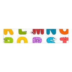 Vectors Alphabet Eyes Letters Funny Velvet Scrunchie by Sapixe