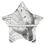 Constellations Celestial Moon Earth Star Ornament (Two Sides) Back