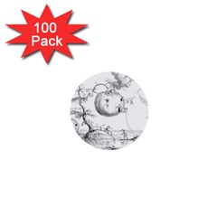 Vectors Fantasy Fairy Tale Sketch 1  Mini Buttons (100 Pack)  by Sapixe