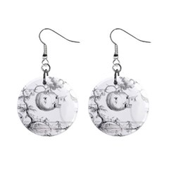 Vectors Fantasy Fairy Tale Sketch Mini Button Earrings by Sapixe