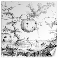 Vectors Fantasy Fairy Tale Sketch Canvas 20  X 20  by Sapixe