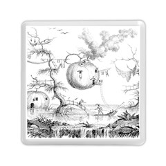 Vectors Fantasy Fairy Tale Sketch Memory Card Reader (square) by Sapixe