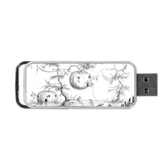 Vectors Fantasy Fairy Tale Sketch Portable Usb Flash (one Side) by Sapixe