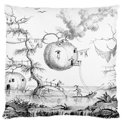 Vectors Fantasy Fairy Tale Sketch Standard Flano Cushion Case (one Side) by Sapixe