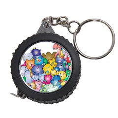 Cats Cartoon Cats Colorfulcats Measuring Tape by Sapixe