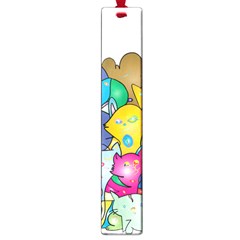 Cats Cartoon Cats Colorfulcats Large Book Marks by Sapixe