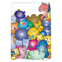 Cats Cartoon Cats Colorfulcats Removable Flap Cover (l) by Sapixe