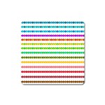 Ribbons Sequins Embellishment Square Magnet Front