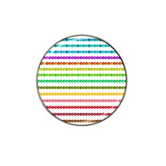 Ribbons Sequins Embellishment Hat Clip Ball Marker (4 Pack) by Sapixe