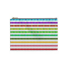 Ribbons Sequins Embellishment Cosmetic Bag (medium) by Sapixe