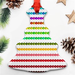 Ribbons Sequins Embellishment Ornament (christmas Tree)  by Sapixe