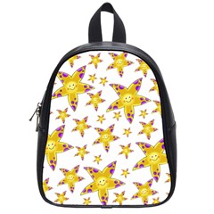 Isolated Transparent Starfish School Bag (small) by Sapixe