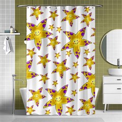 Isolated Transparent Starfish Shower Curtain 48  X 72  (small)  by Sapixe