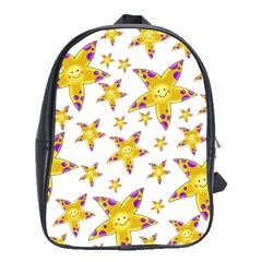 Isolated Transparent Starfish School Bag (xl) by Sapixe