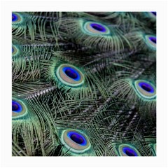 Plumage Peacock Feather Colorful Medium Glasses Cloth (2 Sides) by Sapixe