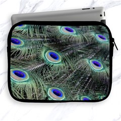 Plumage Peacock Feather Colorful Apple Ipad 2/3/4 Zipper Cases by Sapixe