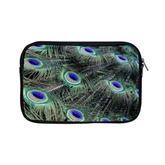 Plumage Peacock Feather Colorful Apple Ipad Mini Zipper Cases by Sapixe