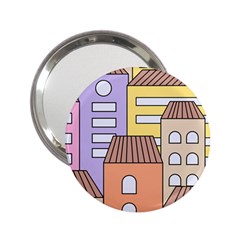 Houses City Architecture Building 2 25  Handbag Mirrors by Sapixe