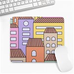 Houses City Architecture Building Large Mousepads Front