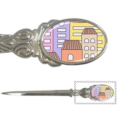 Houses City Architecture Building Letter Opener by Sapixe