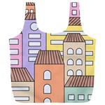 Houses City Architecture Building Full Print Recycle Bag (XXL) Front