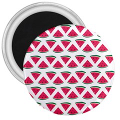 Illustration Watermelon Fruit-food Melon 3  Magnets by Sapixe