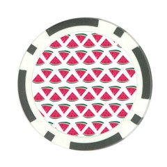 Illustration Watermelon Fruit-food Melon Poker Chip Card Guard by Sapixe