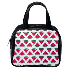 Illustration Watermelon Fruit-food Melon Classic Handbag (one Side) by Sapixe