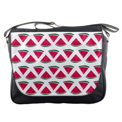 Illustration Watermelon Fruit-food Melon Messenger Bag by Sapixe