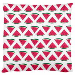 Illustration Watermelon Fruit-food Melon Large Cushion Case (two Sides) by Sapixe