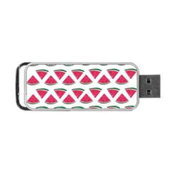 Illustration Watermelon Fruit-food Melon Portable Usb Flash (one Side) by Sapixe