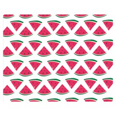 Illustration Watermelon Fruit-food Melon Double Sided Flano Blanket (medium)  by Sapixe