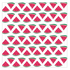 Illustration Watermelon Fruit-food Melon Square Satin Scarf (36  X 36 ) by Sapixe