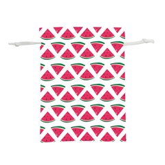 Illustration Watermelon Fruit-food Melon Lightweight Drawstring Pouch (l) by Sapixe