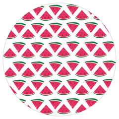 Illustration Watermelon Fruit-food Melon Round Trivet by Sapixe