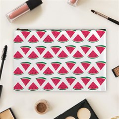 Illustration Watermelon Fruit Food Melon Cosmetic Bag (large) by Sapixe