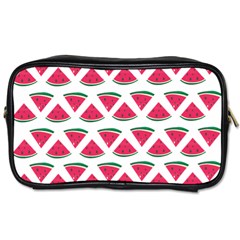 Illustration Watermelon Fruit Food Melon Toiletries Bag (two Sides) by Sapixe