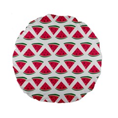 Illustration Watermelon Fruit Food Melon Standard 15  Premium Round Cushions by Sapixe