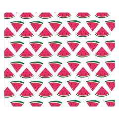 Illustration Watermelon Fruit Food Melon Double Sided Flano Blanket (small)  by Sapixe