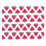 Illustration Watermelon Fruit food Melon Double Sided Flano Blanket (Large)  80 x60  Blanket Front