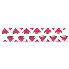 Illustration Watermelon Fruit Food Melon Small Flano Scarf by Sapixe