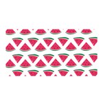 Illustration Watermelon Fruit food Melon Satin Wrap 35  x 70  Front