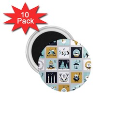 Advent Calendar 1 75  Magnets (10 Pack)  by Sapixe