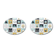 Advent Calendar Cufflinks (oval) by Sapixe