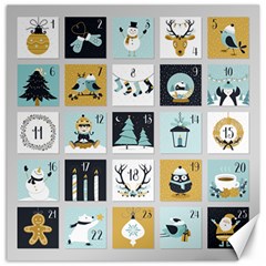 Advent Calendar Canvas 12  X 12  by Sapixe