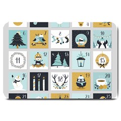 Advent Calendar Large Doormat  by Sapixe