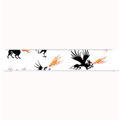 Phoenix Dragon Fire Bird Small Bar Mats by Sapixe